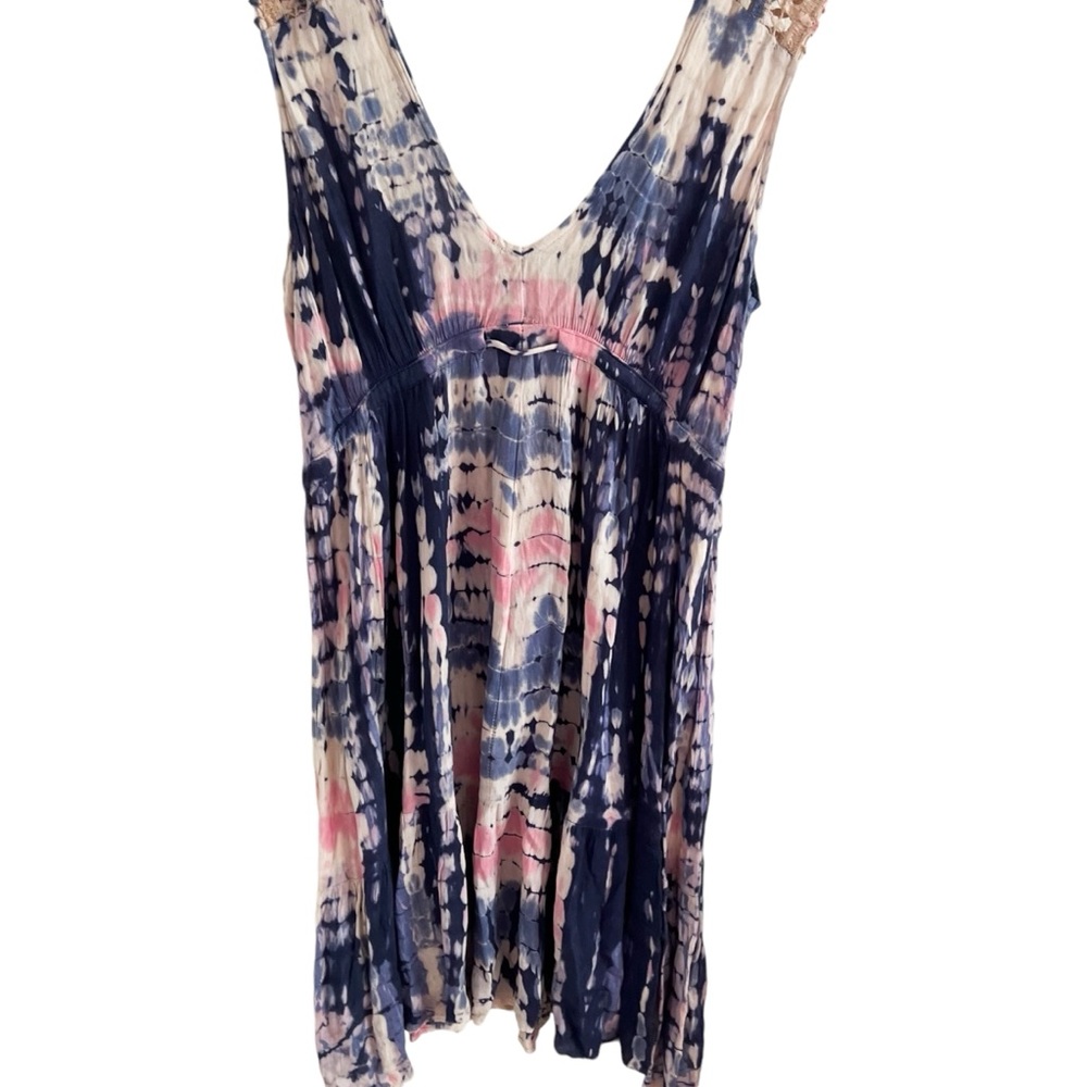 Boho Me Tie Dye Summer Crochet Dress